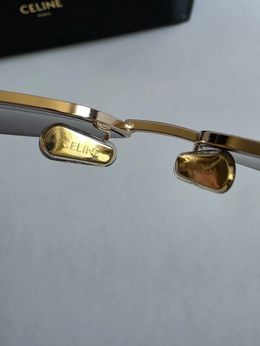 CELINE Metal Triomphe Geometric Sunglasses - Picture 9 of 11